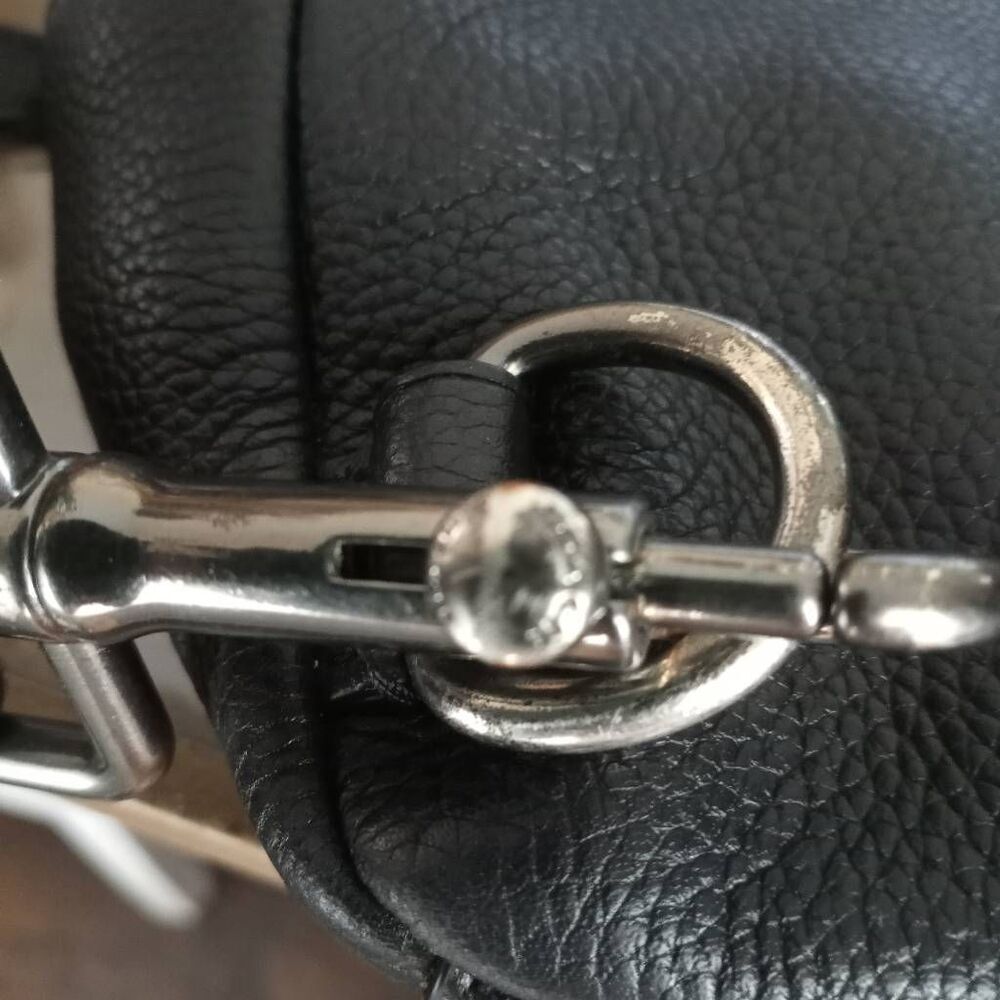 Coach Campus Pack In Pebble Leather Black EUC - Picture 11 of 12